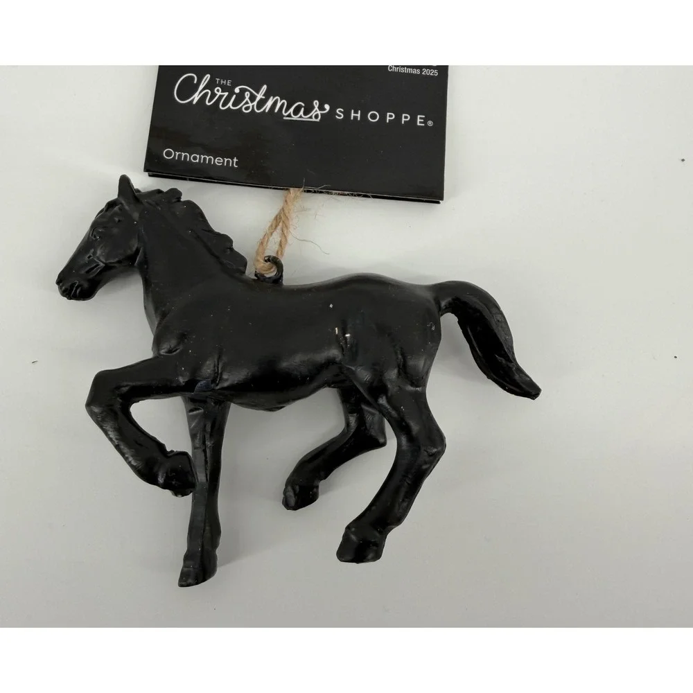 Black Horse Ornaments Christmas‎ Shoppe New with Tags